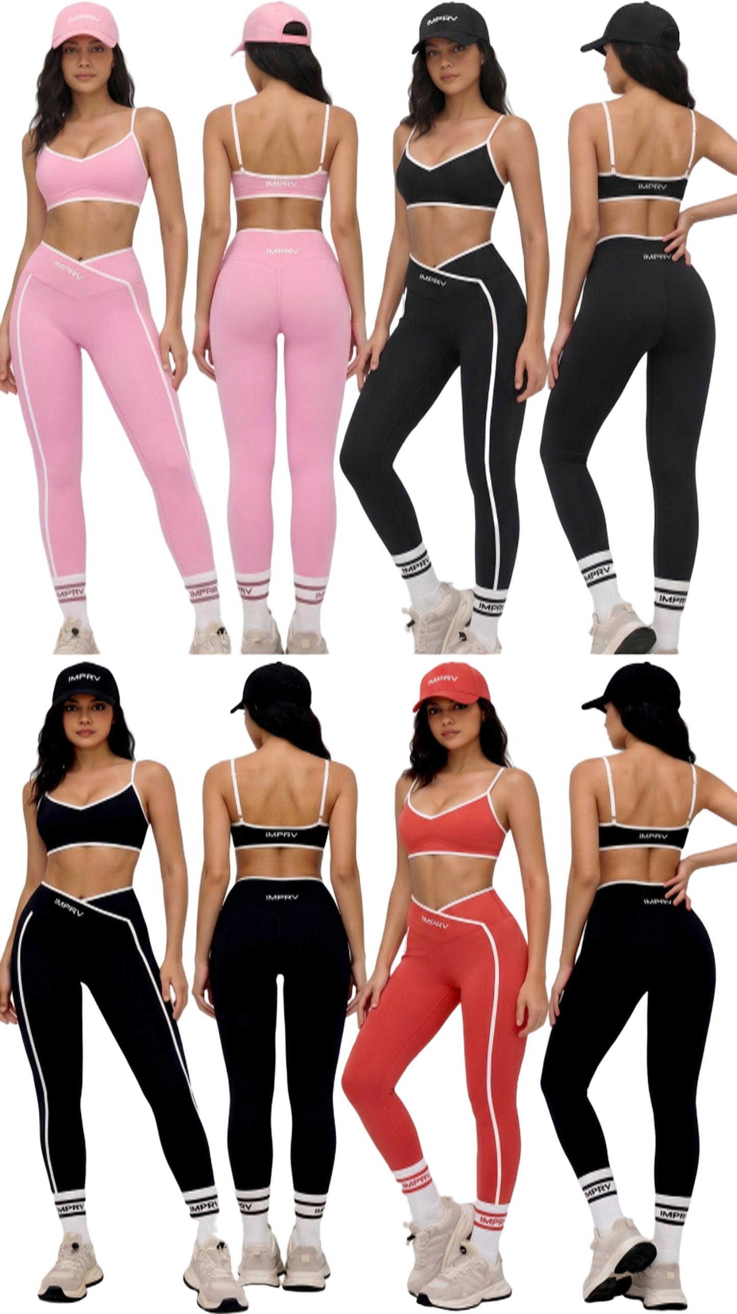 IMPRV SculptFlow Set Includes Full Set Saving you over 25GBP.

Leggings 
Sports Bra 
Socks 
Cap