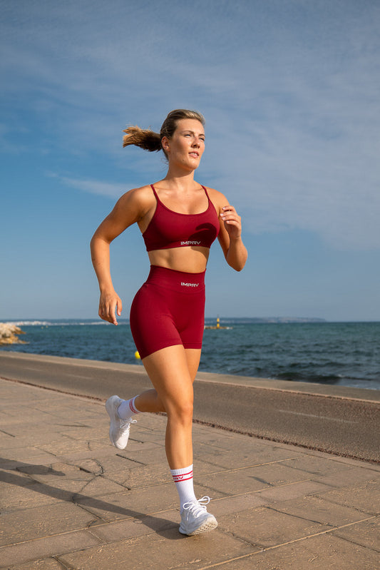 IMPRV Bordeaux Sculpt Short Set IMPRV.
