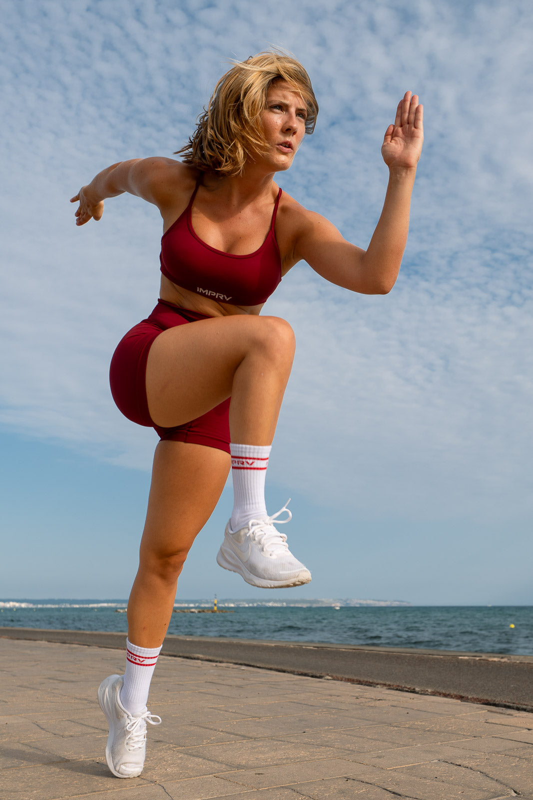 IMPRV Bordeaux Sculpt Short Set IMPRV.