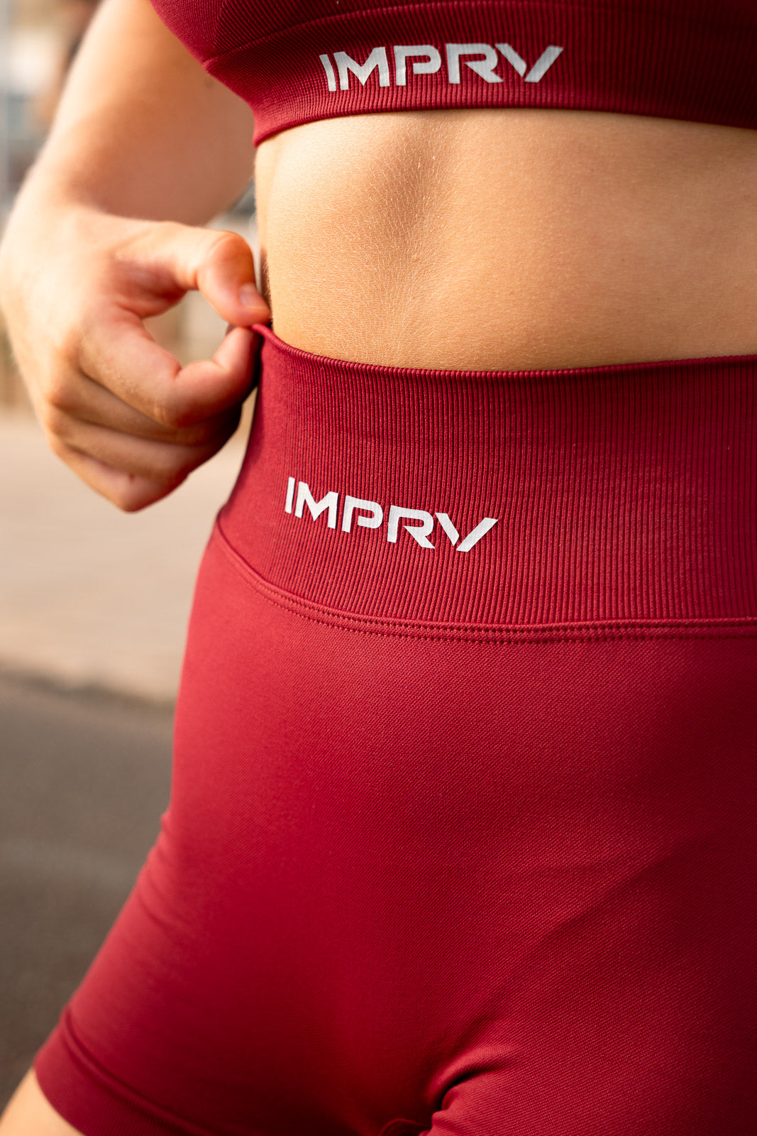 IMPRV Bordeaux Sculpt Short Set IMPRV.